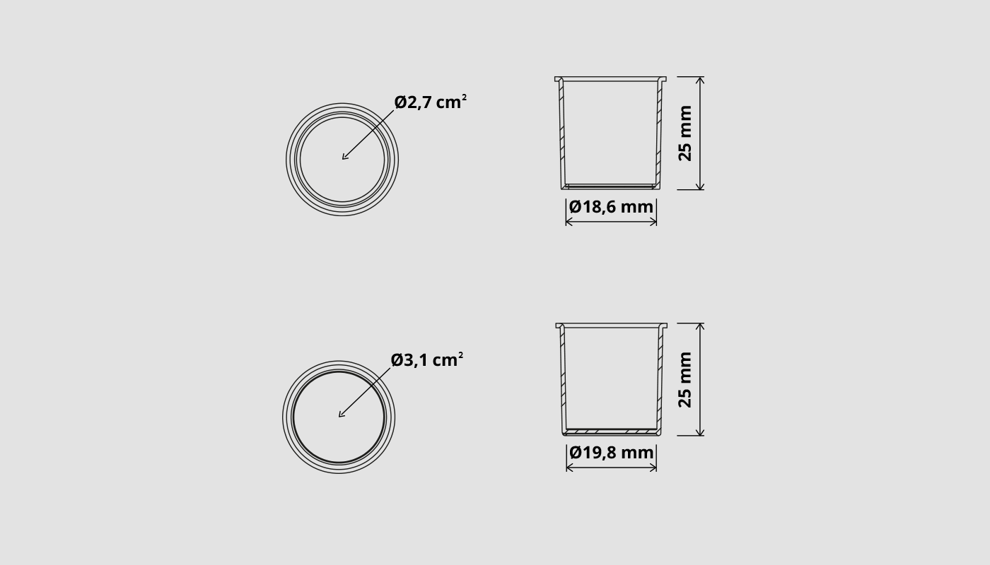 Zellkultur- Einsätze - Hektros 4 Zellkultur- Einsätze - Hektros svg+xml;charset=utf