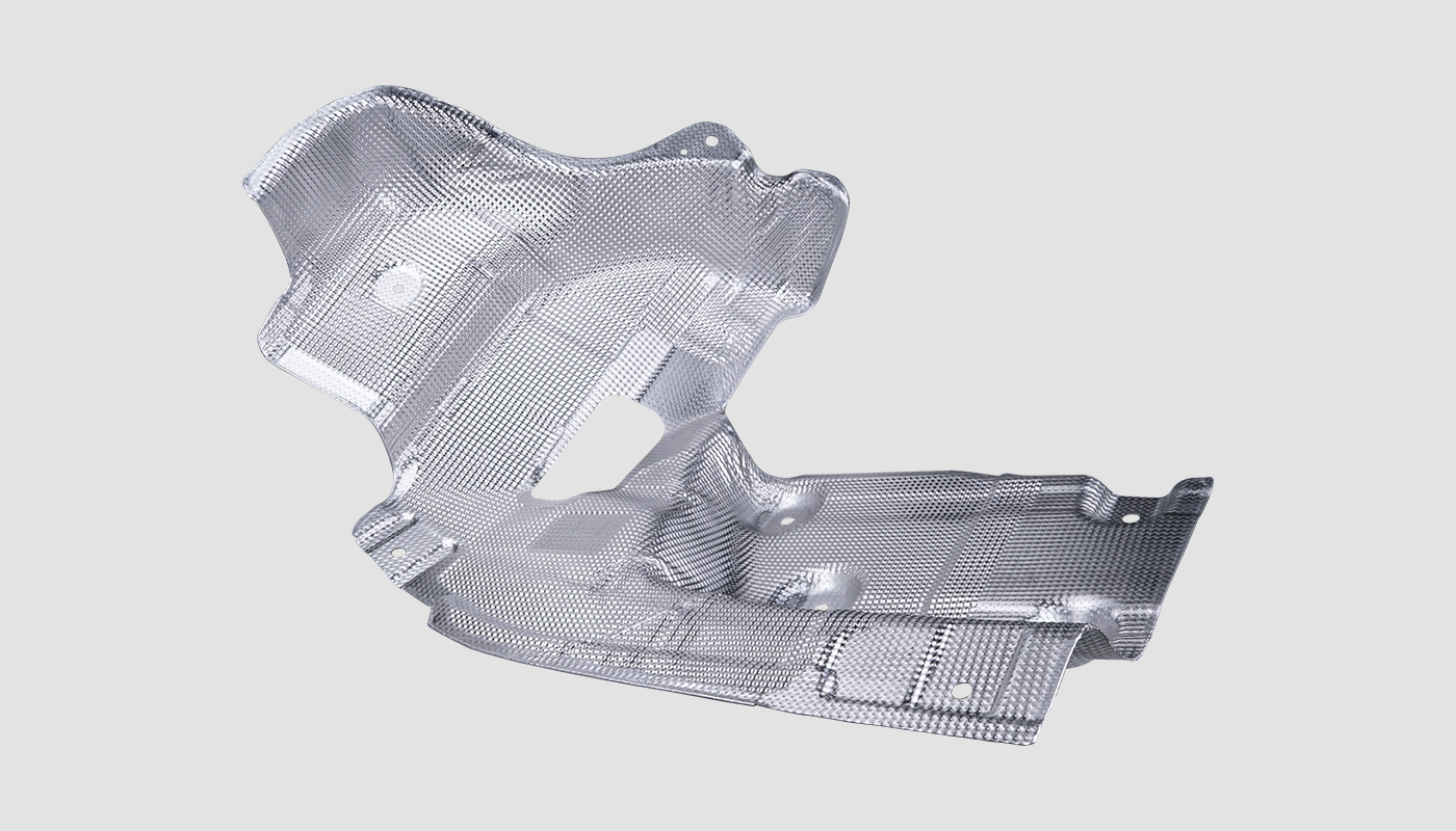 Heat shield - Mercedes SLSAMG Hitzeschild 1
