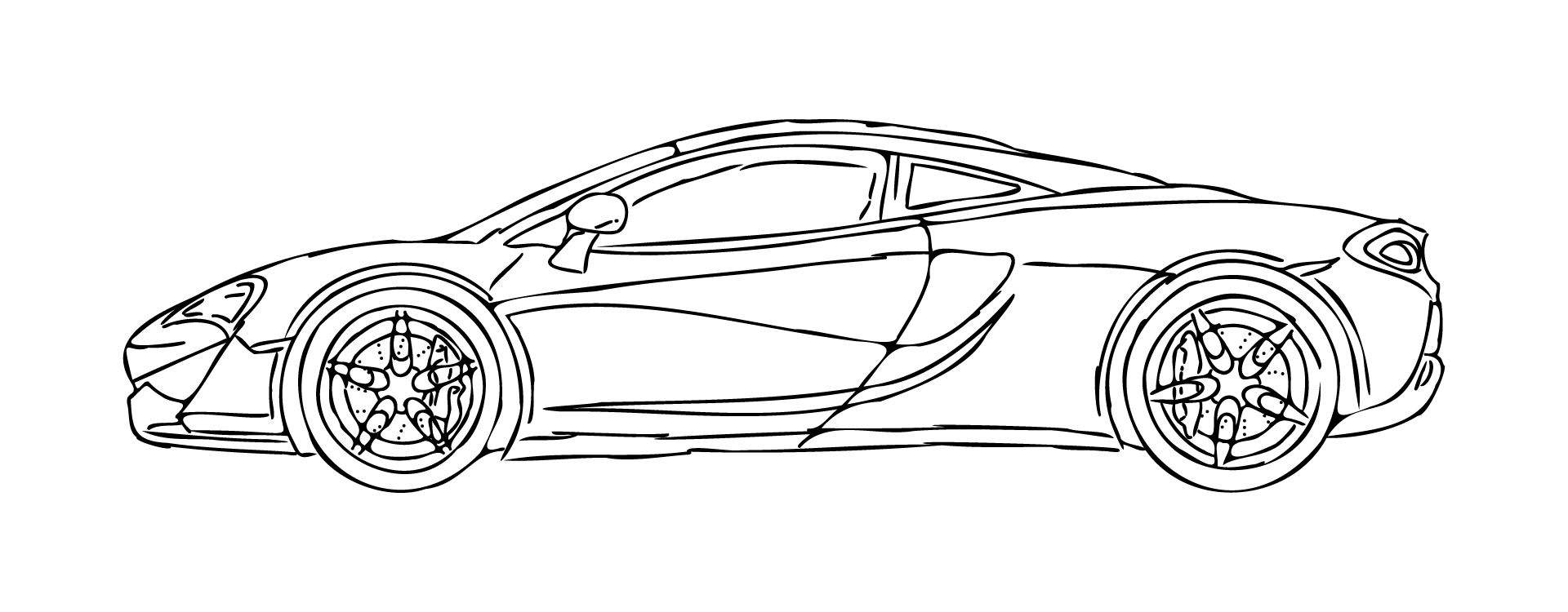 Sectors Car Illustration